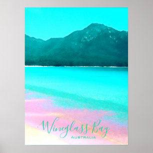 Wineglass Bay Tasmania Australien Poster
