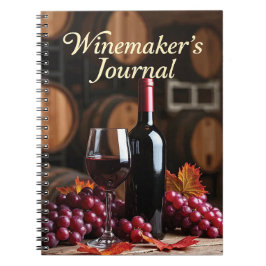 Winemaking Recipes Notizblock