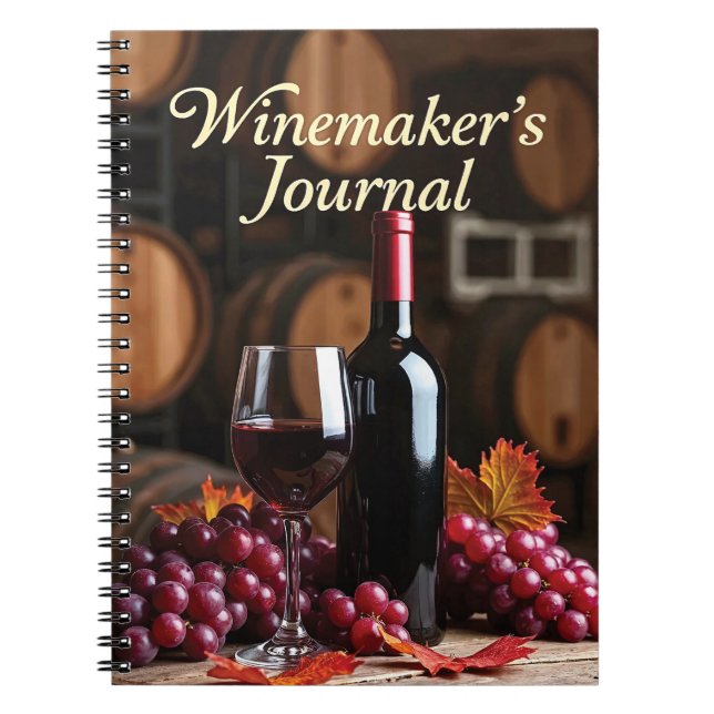 Winemaking Recipes Notizblock (Vorderseite)