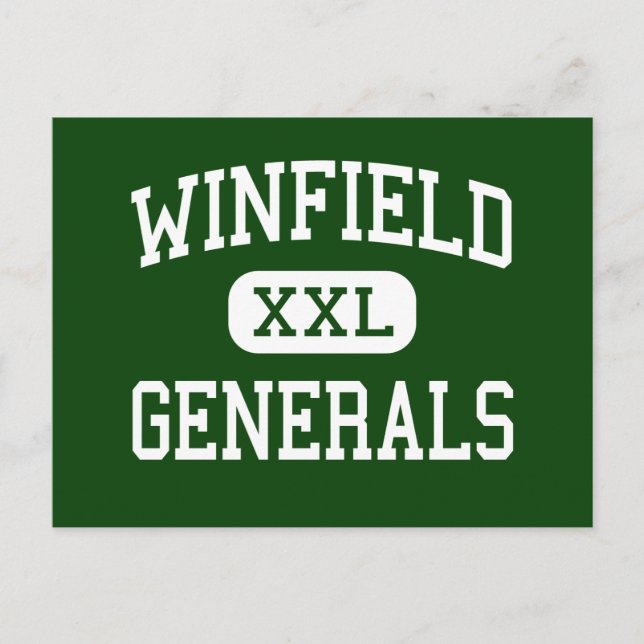 Winfield - Generals - High - Winfield Postkarte (Vorderseite)