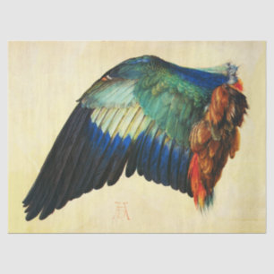 WING AN EUROPEAN ROLLER Durer Seidenpapier