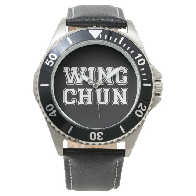 Wing Chun Armbanduhr (Vorderseite)