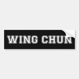 Wing Chun Autoaufkleber