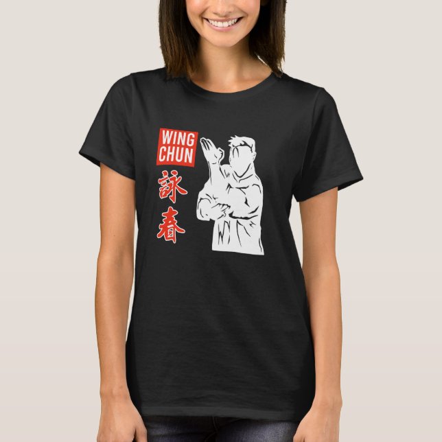 Wing Chun Chinese Shaolin Master China Wing Tsun T-Shirt (Vorderseite)