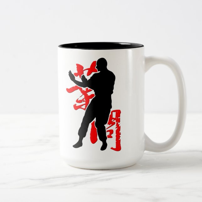 Wing Chun "Ip Man" Zweifarbige Tasse (Rechts)