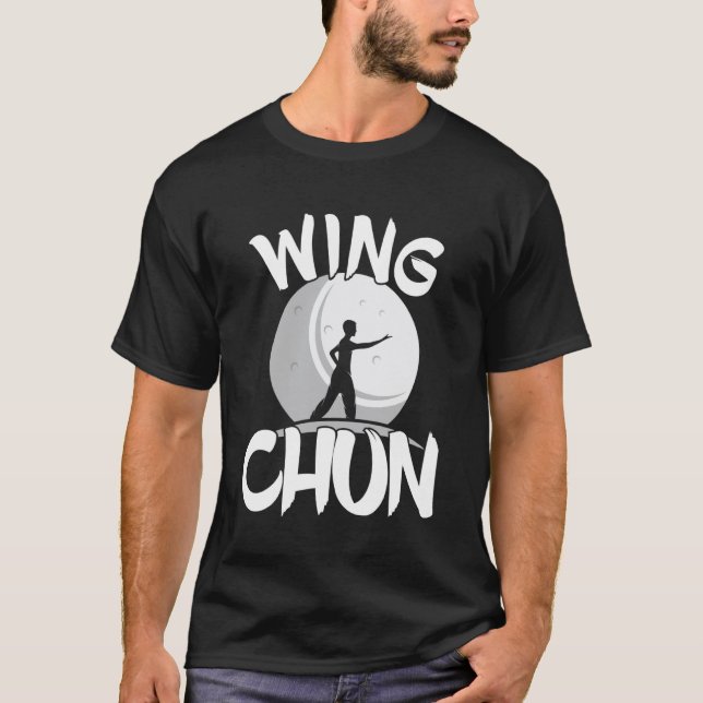 Wing Chun Kämpfer Sport T-Shirt (Vorderseite)