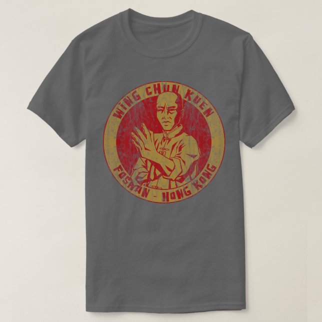 Wing Chun Kuen Gold Not leidet T-Shirt (Design vorne)
