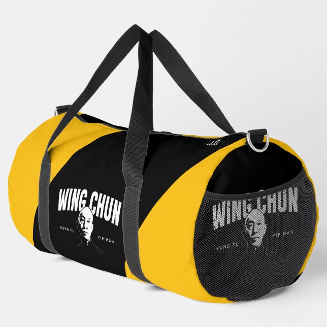 Wing Chun Kung Fu Yip Man Duffle Bag (Rechte Ecke)