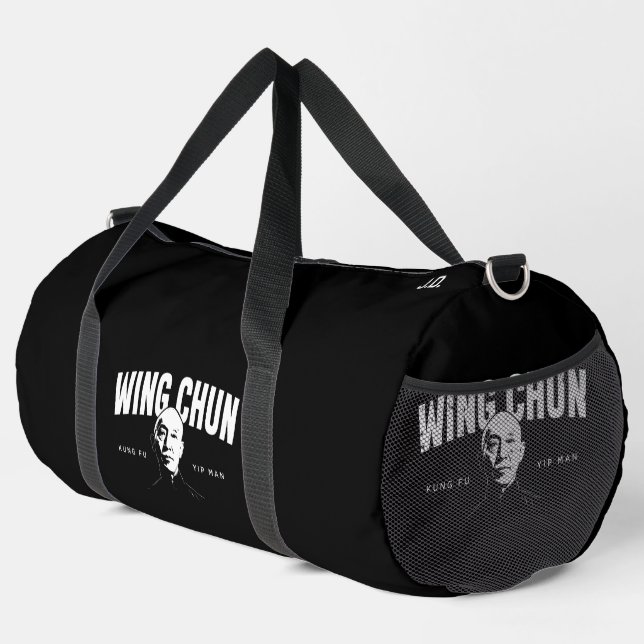 Wing Chun Kung Fu Yip Man Duffle Bag (Rechte Ecke)