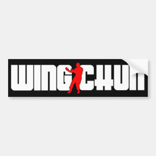 Wing Chun System Autoaufkleber