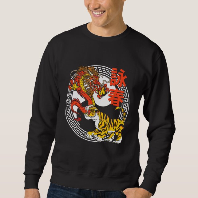 Wing Chun Wing Tsun Kung Fu Kampfkünste Sp Sweatshirt (Vorderseite)