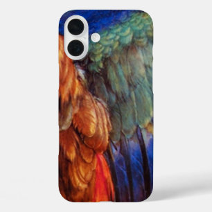 WING FEATHERS OF THE EUROPEAN ROLLER iPhone 16 PLUS HÜLLE