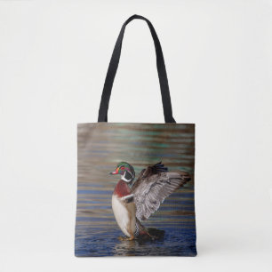 Wing Flapping Wood Duck