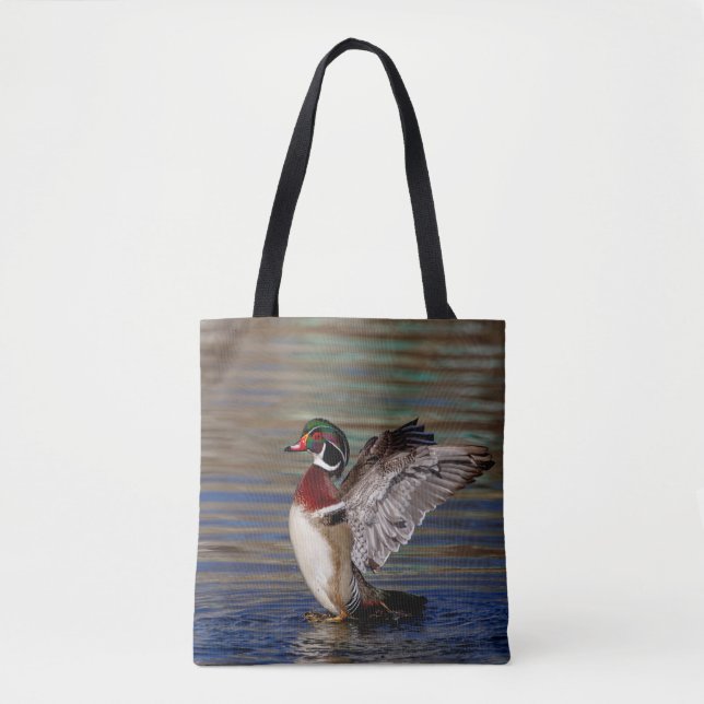 Wing Flapping Wood Duck (Vorderseite)