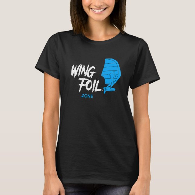 Wing Foil Zone Wing Surf T-Shirt (Vorderseite)