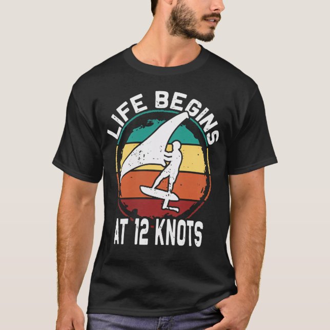 Wing Foiling Surfen Wing Surf Surfer Wasser T-Shirt (Vorderseite)