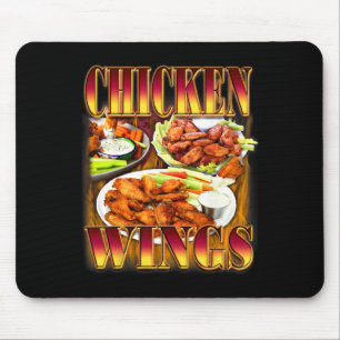 Wing Lover Bootleg Rap CDs Ästhetik 90er Funny Chi Mousepad