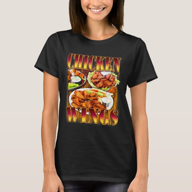 Wing Lover Bootleg Rap CDs Ästhetik 90er Funny Chi T-Shirt (Vorderseite)