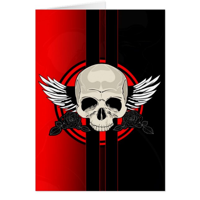 Wing Skull - RED (Vorne)