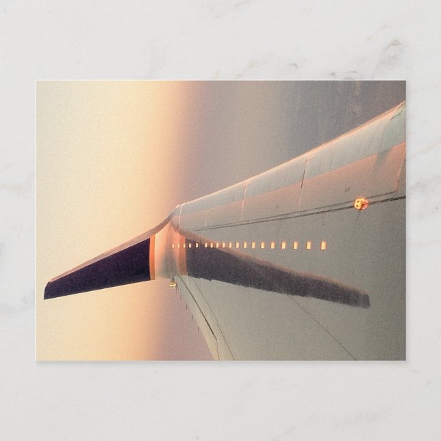 Wing Sunset 2 Postkarte (Vorderseite)
