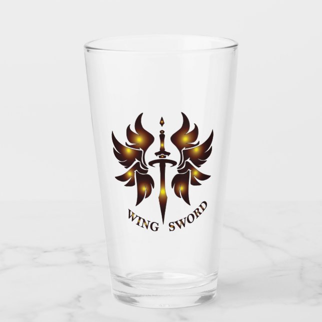 WING SWORD Trinkglas Glas (Vorderseite)