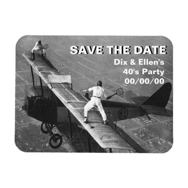 Wing Walkers Rett-the-Date Magnet (Horizontal)