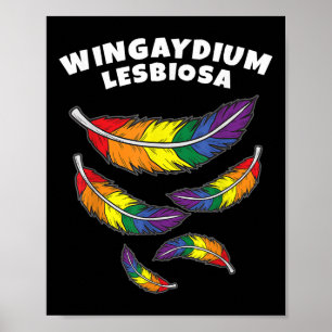 Wingaydium Lesbiosa _ LGBTQ Unterstützung für Schw Poster