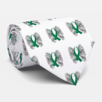 Winged Awareness Ribbon (grün)