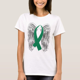 Winged Awareness Ribbon (grün) T-Shirt