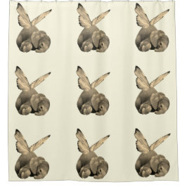 Winged Baby Elephant Duschvorhang