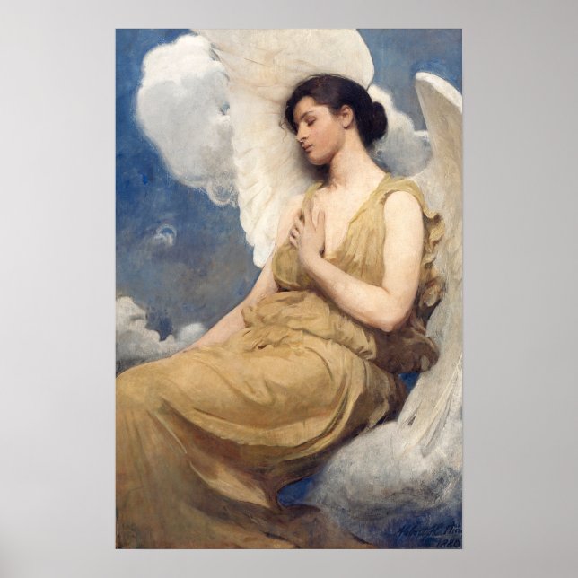 Winged Figure , Famous painting Poster (Vorne)