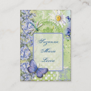 Winged Gänseblümchen-Visitenkarten der Juwel-n Visitenkarte