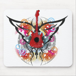 Winged Gitarre Mousepad