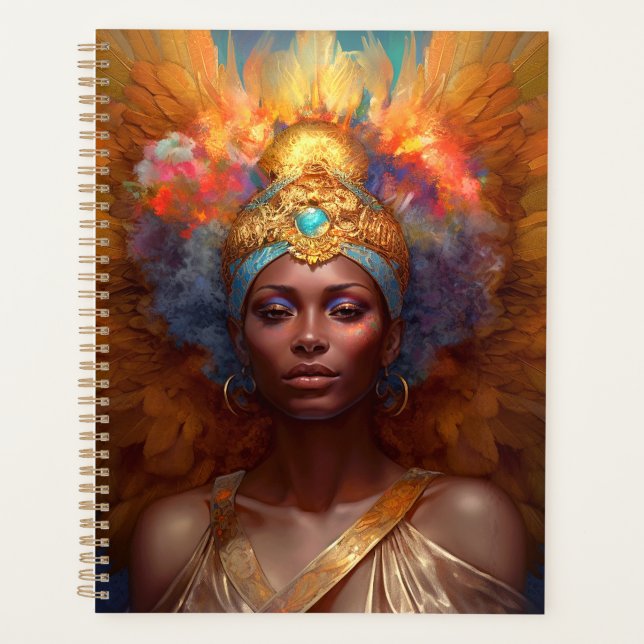 Winged Goddess Fantasy Art Planer (Vorderseite)