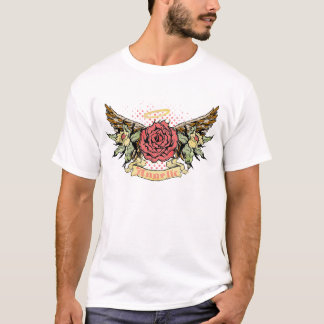 Winged himmlische Rose T-Shirt