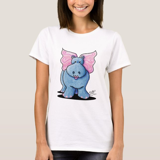 Winged Hippo Apparel T-Shirt (Vorderseite)
