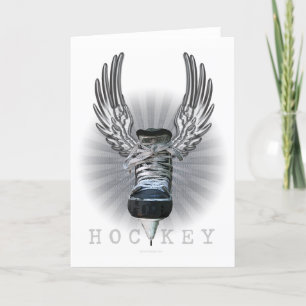 Winged Hockey Karte