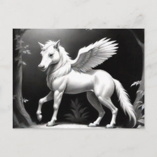 Winged Horse Fantasy Postkarte