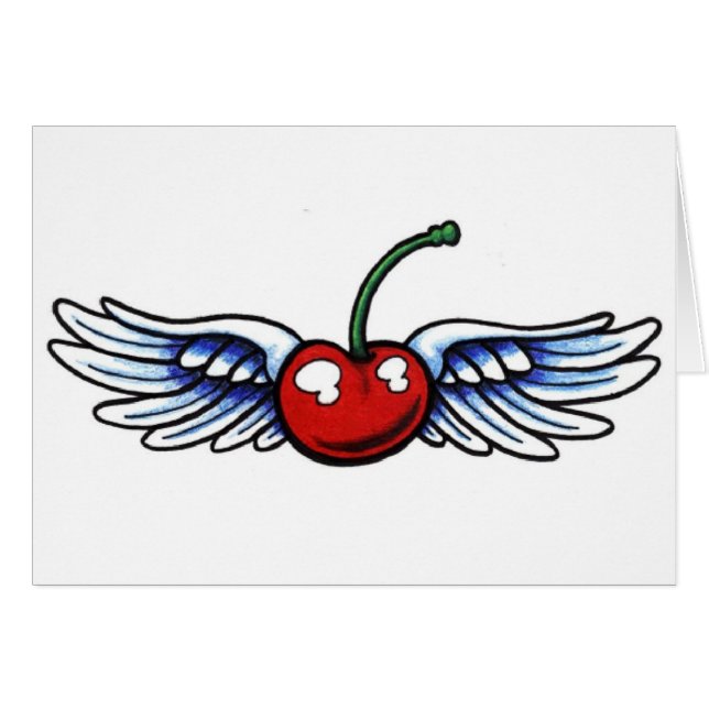 Winged Kirschkarten (Vorderseite (Horizontal))