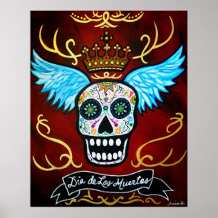 WINGED MUERTOS POSTER