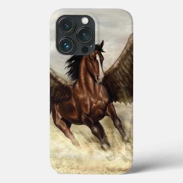 Winged Pegasus Case-Mate iPhone Hülle (Rückseite)