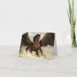 Winged Pegasus Dankeskarte