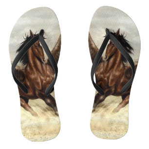 Winged Pegasus Flip Flops