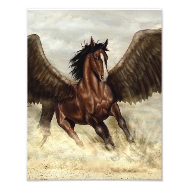Winged Pegasus Fotodruck (Vorne)