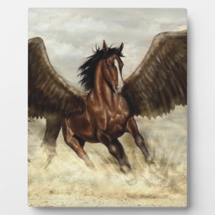 Winged Pegasus Fotoplatte