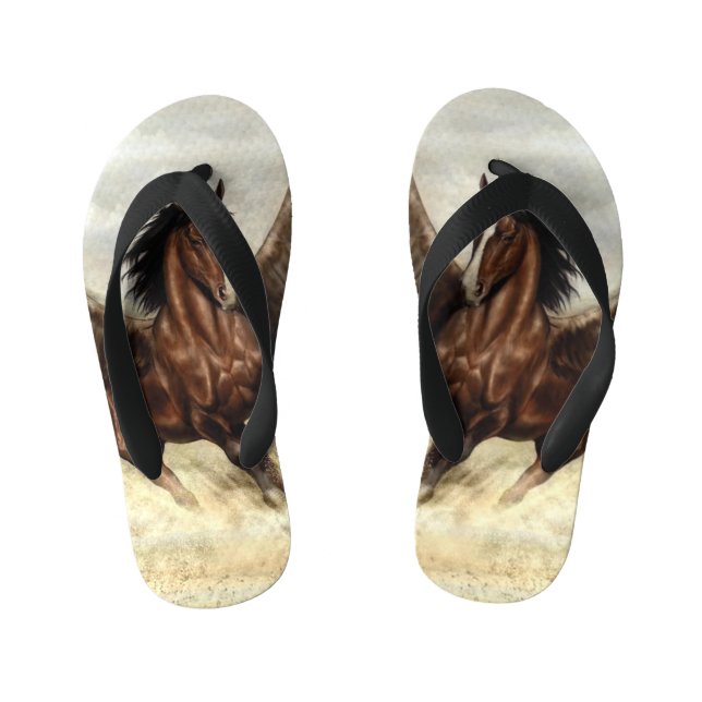 Winged Pegasus Kinderbadesandalen (Fußbett)