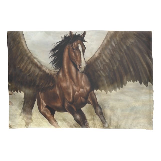 Winged Pegasus   Kissenbezug (Vorderseite)