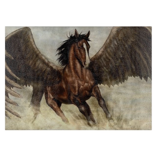 Winged Pegasus Schneidebrett (Vorderseite)