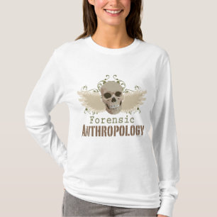 Winged Schädel-gerichtlicher AnthropologieHoodie T-Shirt