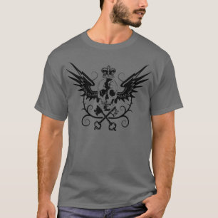 Winged Schädel T-Shirt